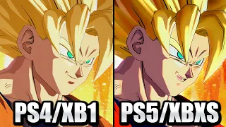 Dragon Ball FighterZ PS4 VS PS5 Update Gameplay (Graphics & Frame Rate Comparison)