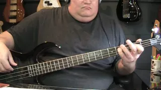 Cyndi Lauper Girls Just Want To Have Fun Bass Cover with Notes & Tab