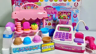 9 Minutes Satisfying with Unboxing Cute Pink Ice Cream Store Cash Register ASMR | Review Toys