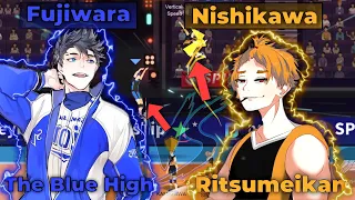 The Spike - Volleyball ! 3x3 ! Gameplay ! The Blue High Vs Ritsumeikan ! The Spike mobile