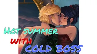 Hot summer with cold boss/1400 subs special/oneshot/bit of lemons🍋