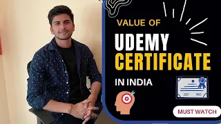 Value of Udemy Certificate in India | udemy certificate review 2022