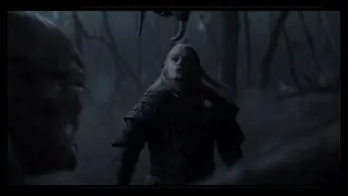 Сериал "Witcher" Netflix 2019 / "Ведьмак" / Геральт убивает кикимору / моменты / 1-й сезон.