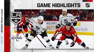 Kings @ Capitals 12/19/21 | NHL Highlights
