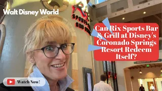 WDW Dining Review: Rix Sports Bar & Grill at Disney’s Coronado Springs Resort