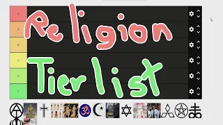 Religion Tierlist - Who is the coolest? uwu