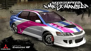 MITSUBISHI LANCER EVO VIII NFSMW | Need For Speed Most Wanted | HARD RACE