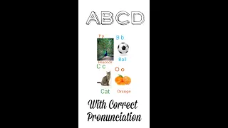 Learn English Alphabets with correct Pronunciation
