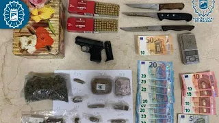 210802 - Policía Local Málaga - GIP: Detenido por Tráfico de Drogas y Tenencia de Pistola y Munición