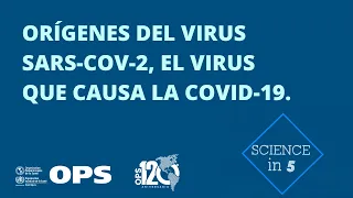 Orígenes del virus SARS-CoV-2, el virus que causa la COVID-19.