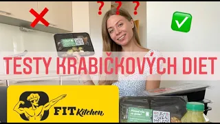 TESTY KRABIČKOVÝCH DIET/ Fit Kitchen Praha/ PŘESNĚ VÍM CO JÍM?