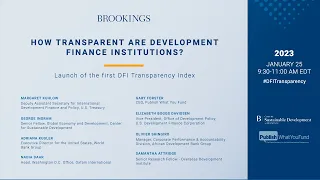 How transparent are development finance institutions