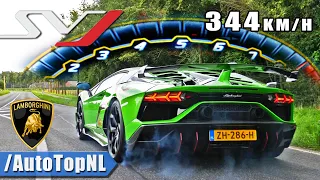 LAMBORGHINI AVENTADOR SVJ 770HP | 0-344 & *INSANE* SOUND by AutoTopNL