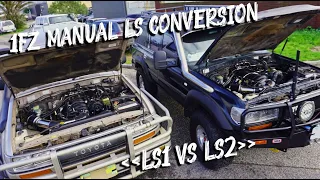 80 Series Cruiser ls1 manual vs ls2 manual build and dyno