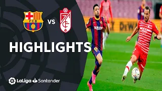 FC Barcelona - Granada CF 1 -1  | Highlights - La Liga Santander 2021/22