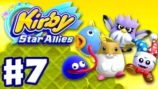 Kirby Star Allies - Gameplay Walkthrough Part 7 - Rick & Kine & Coo! Marx! Gooey! (Nintendo Switch)