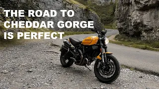 Riding to Cheddar Gorge - Scrambler Ducati Tribute Pro