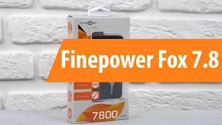 Распаковка  Finepower Fox 7.8 / Unboxing Finepower Fox 7.8