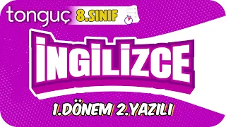 8.Sınıf İngilizce 1.Dönem 2.Yazılıya Hazırlık 📝 #2024