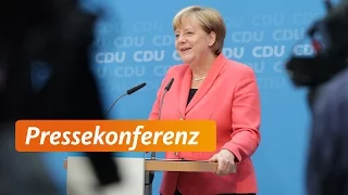 Angela Merkel: Vertrauen zurückgewinnen - mit tragfähigen Lösungen, Schritt für Schritt.
