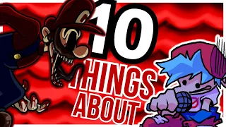 10 Things About Marios Madness! [P1] (Friday Night Funkin' Mod Facts)