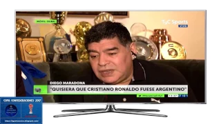 MARADONA: Me gustaría que Cristiano fuera Argentino