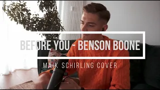 Before You - Benson Boone (Maik Schirling Cover)