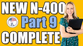 2024 US Citizenship Interview N-400 Part 9 COMPLETE Question 01-37 Application for US Naturalization