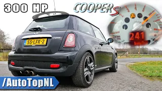 300HP Mini Cooper S R56 100-200 TOP SPEED & SOUND by AutoTopNL