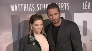 Lea Seydoux, Matthias Schoenaerts at the premiere of KURSK at Cite du Cinema in Paris