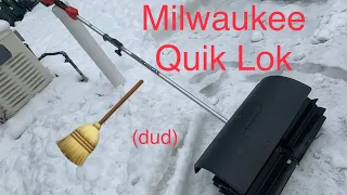 Broom Review - Milwaukee Quik Lok Attachment👎🏼👎🏼☹️