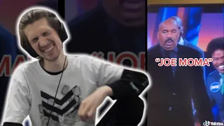 xQc Reacts to Steve harvey gets joe mama'd