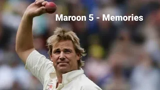 Tribute to Shane Warne | Maroon 5 - Memories 