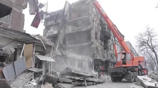 Workers Sift Through Ruins of Mariupol