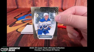 2022-23 Upper Deck Ultimate Collection Hockey 4 Box Break #3