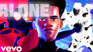 ALONE.MILES MORALES VIDEO LYRICS.ALAN WALKER . 🔥🔥 TRENDING SONG