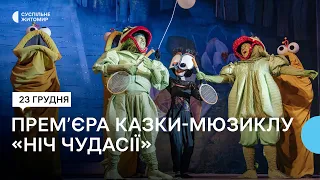 Новорічна казка-мюзикл «Ніч Чудасії»: у Житомирському драмтеатрі показали прем’єру для дітей