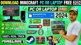 🎮 MINECRAFT DOWNLOAD PC | HOW TO DOWNLOAD MINECRAFT FOR FREE ON PC & LAPTOP | MINECRAFT PC INSTALL