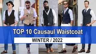 Waistcoat With Jeans Styles  Outfits Ideas For Men | Waistcoat Casual look | 2022 | Men’s Fashion