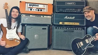 5 Classic Guitar Amps at FULL VOLUME through the same FULL STACK!