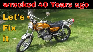 Found an Original 1973 Yamaha Enduro 175 in need of love