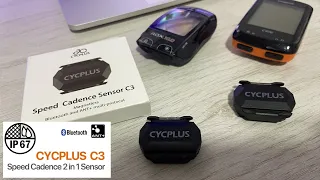 Cycplus C3 como configurar sensor de velocidade / cadência