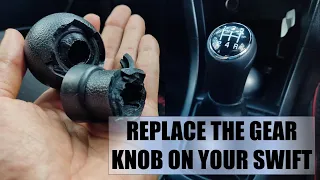 Replace the gear knob on your Swift in a couple of minutes!