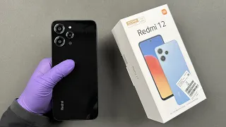 Xiaomi Redmi 12 ( Jade Black ) Unboxing - ASMR