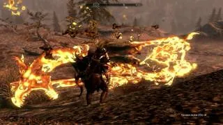 TESV: Skyrim - One shot kill to each (Dragon, Giant, Mammoth, Bear)