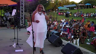 Nellie Travis "live" at Sir Jones Blues Festival Anderson,SC  6-30-2019