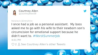 Hilariously Horrible ‘Worst Summer Jobs’ Part 2 | Hilarious Tweets