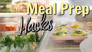 Meal Prep HACKS For Quick & Healthy Meals! MissLizHeart