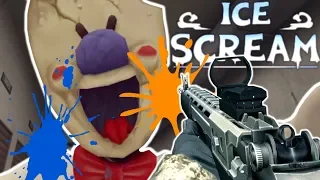 I SHOT ROD WITH A PAINTBALL GUN! | Ice Scream Gameplay