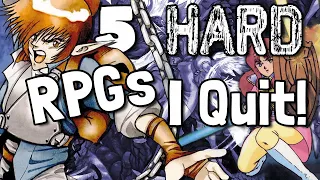 5 RPGs that I Quit Because They Were Hard